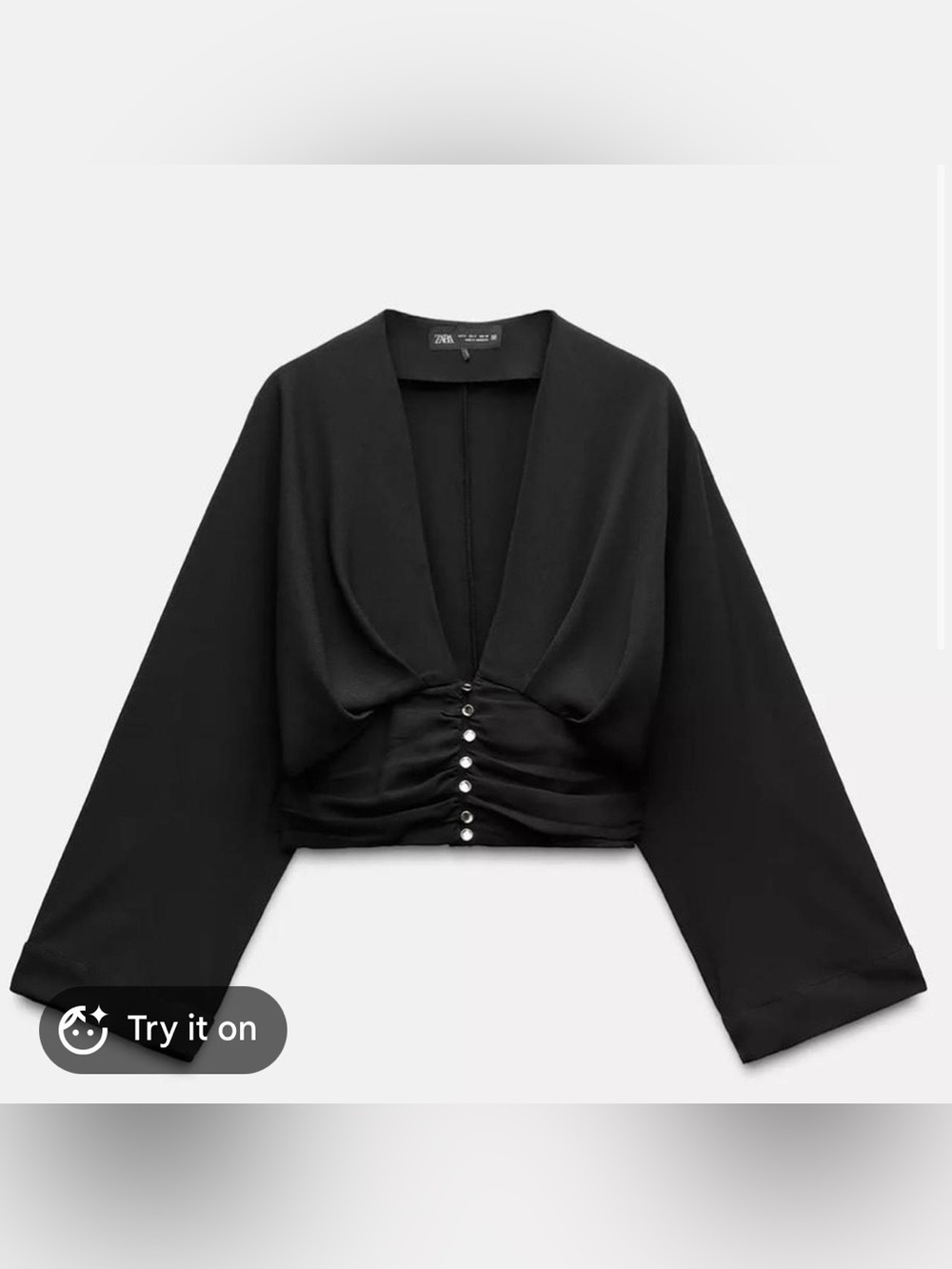 Zara Cropped Sash Top
